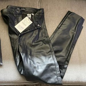 ZARA leather pants